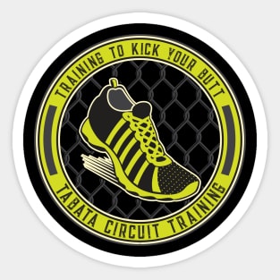 Tabata Circuit Training Sport Shoe Quotes Sticker